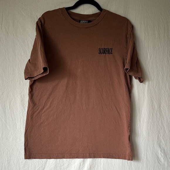 Scarface Graphic Tee in Brown - Picture 4 of 7